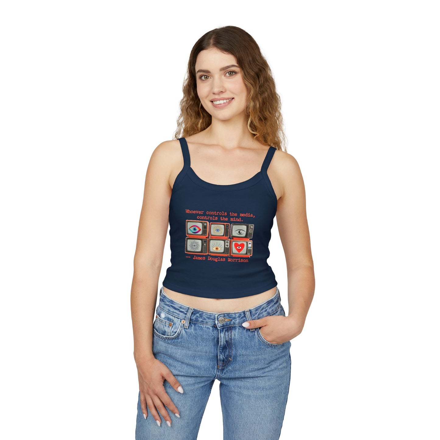 The Medium is the Mind" Spaghetti Strap Tee
