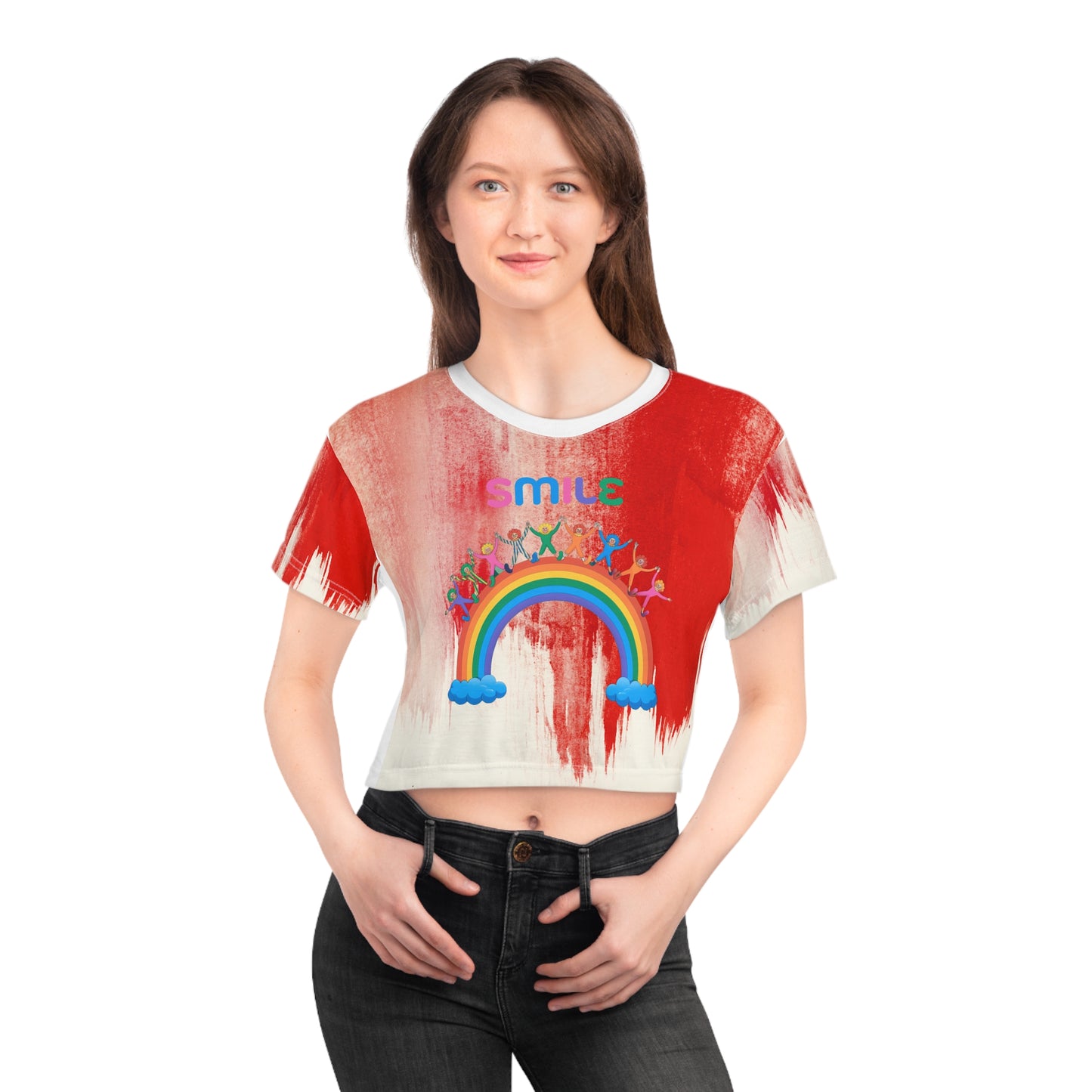 Smile Through the Chaos Crop Top