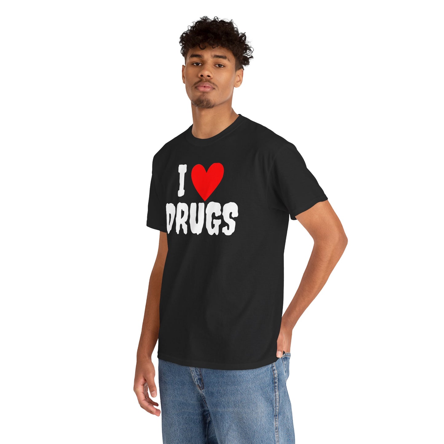 High on vibes: I ♥ Drugs Tee