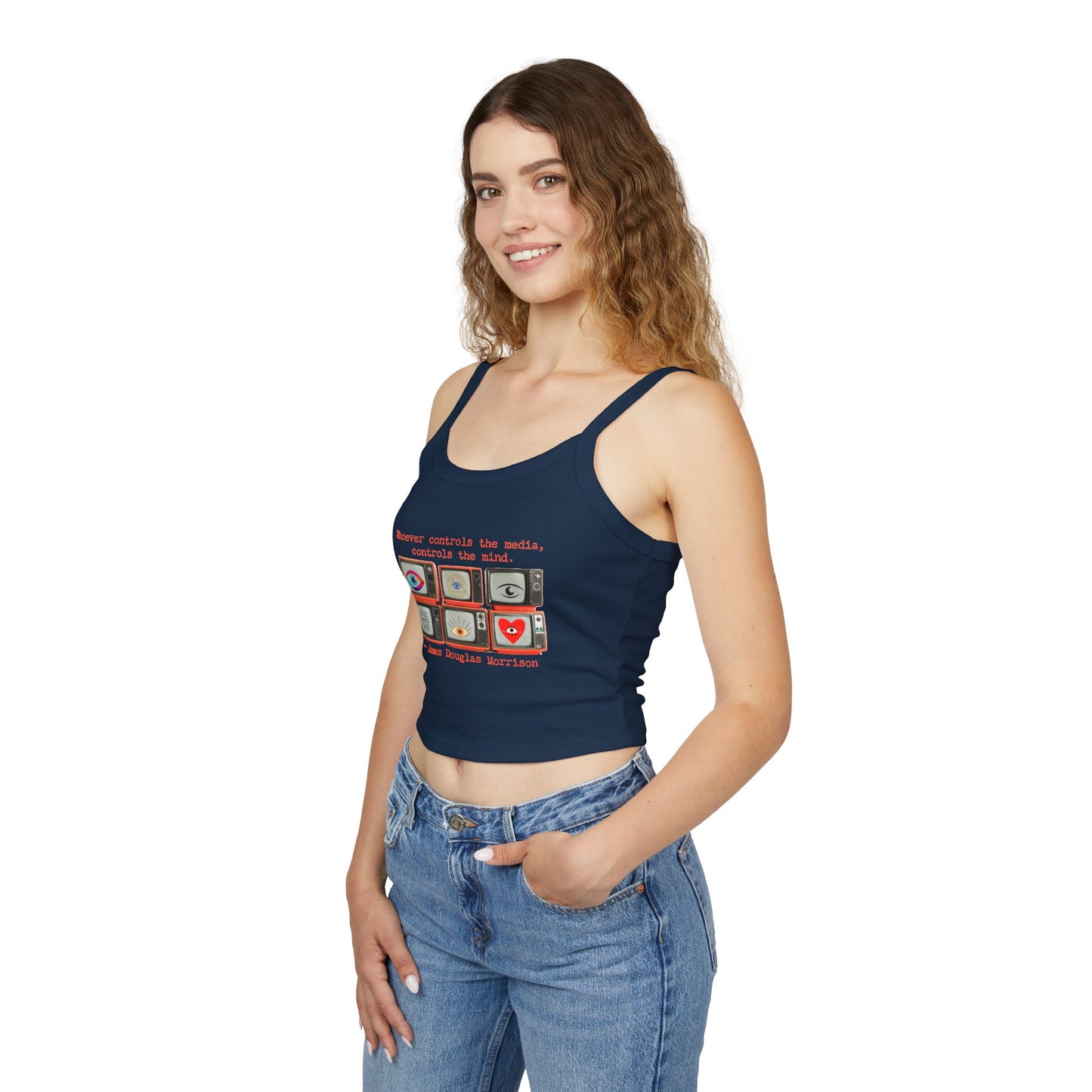 The Medium is the Mind" Spaghetti Strap Tee