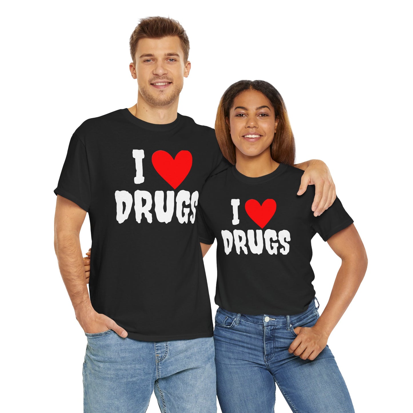 High on vibes: I ♥ Drugs Tee