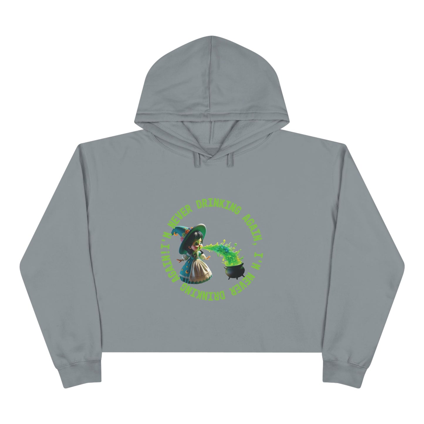 Never Again: Witchy Cropped Hoodie