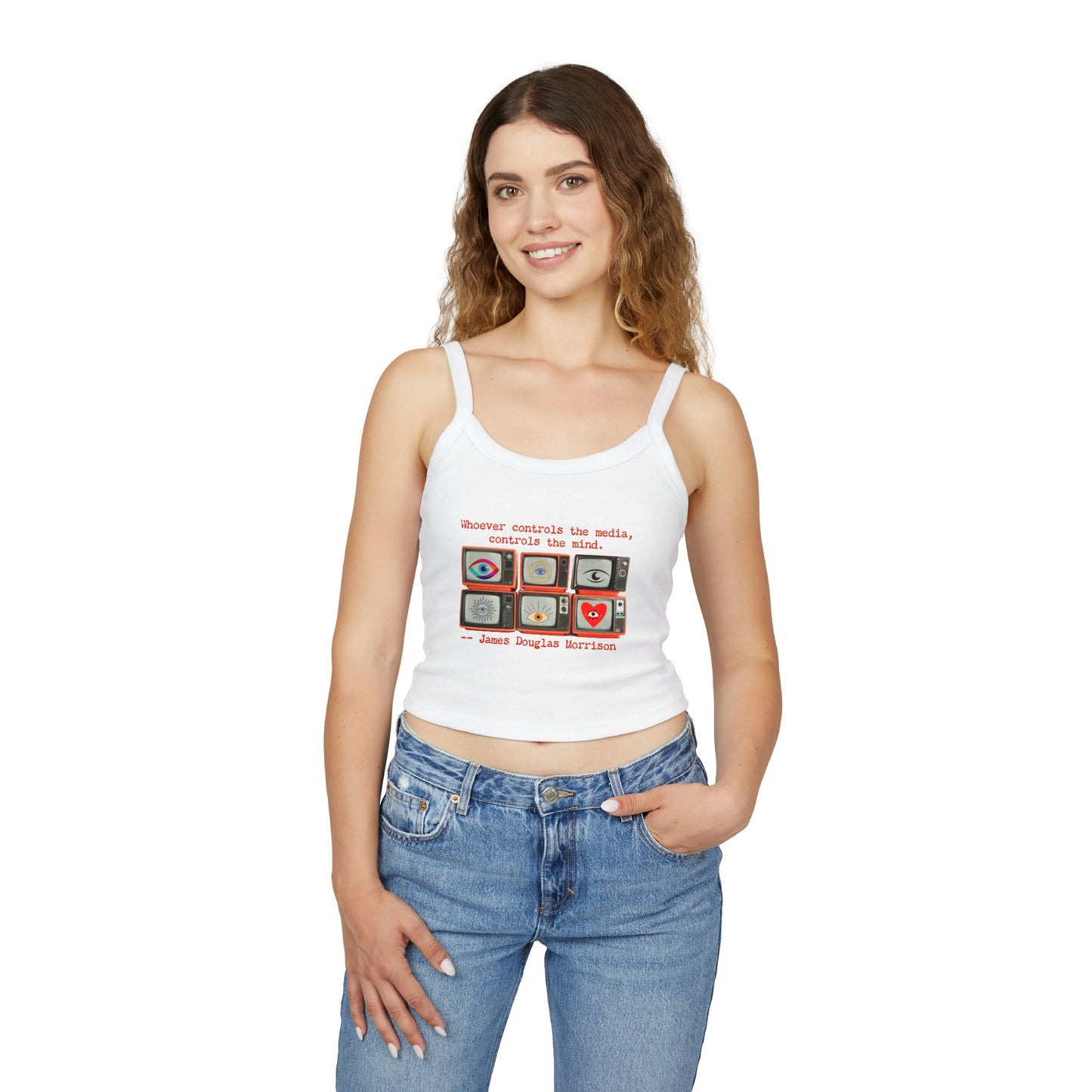 The Medium is the Mind" Spaghetti Strap Tee