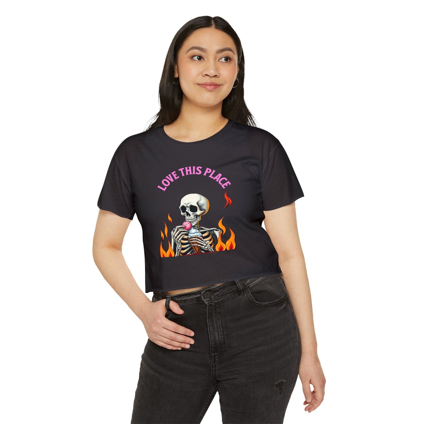 Love This Place Crop Tee