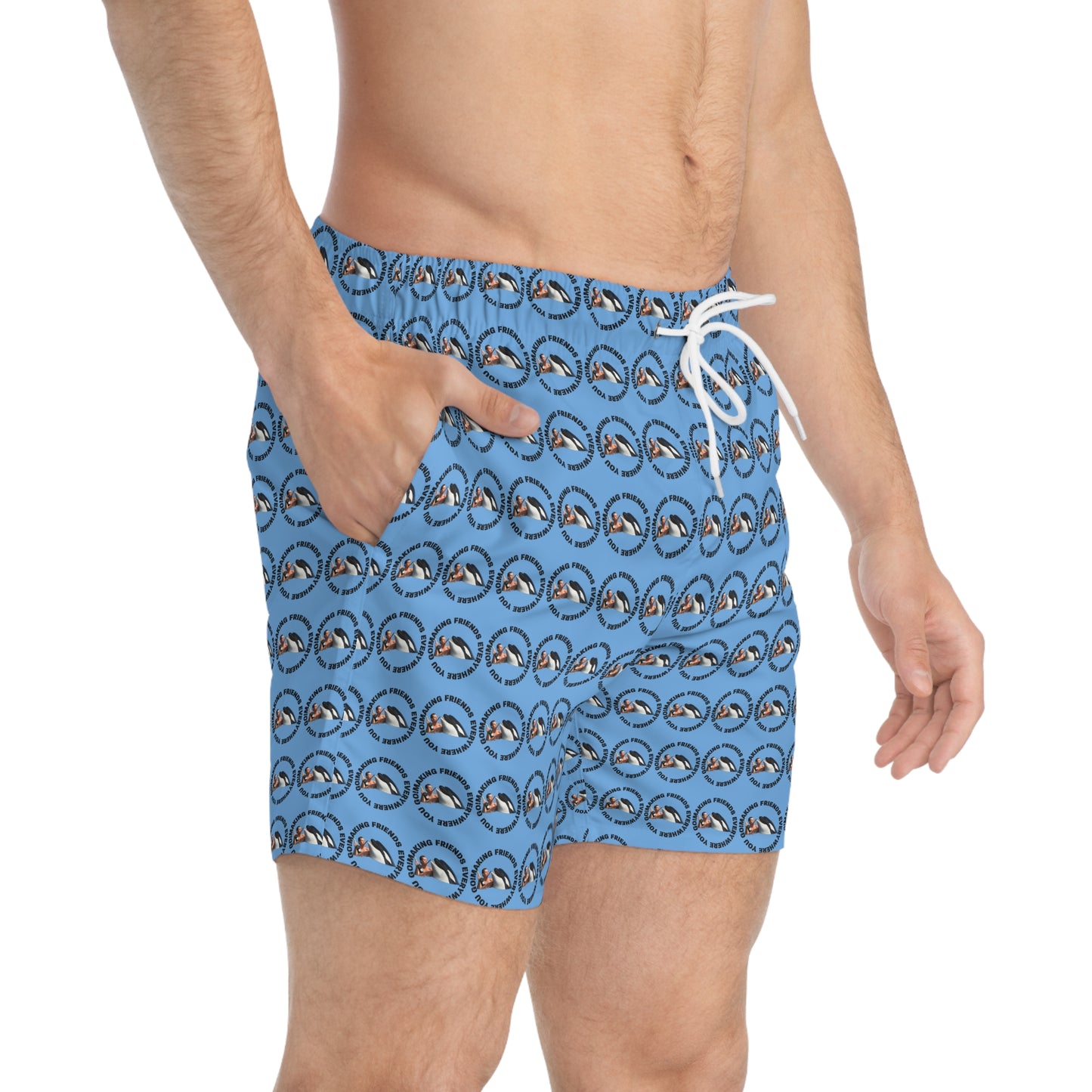 Orca Party Swim Trunks