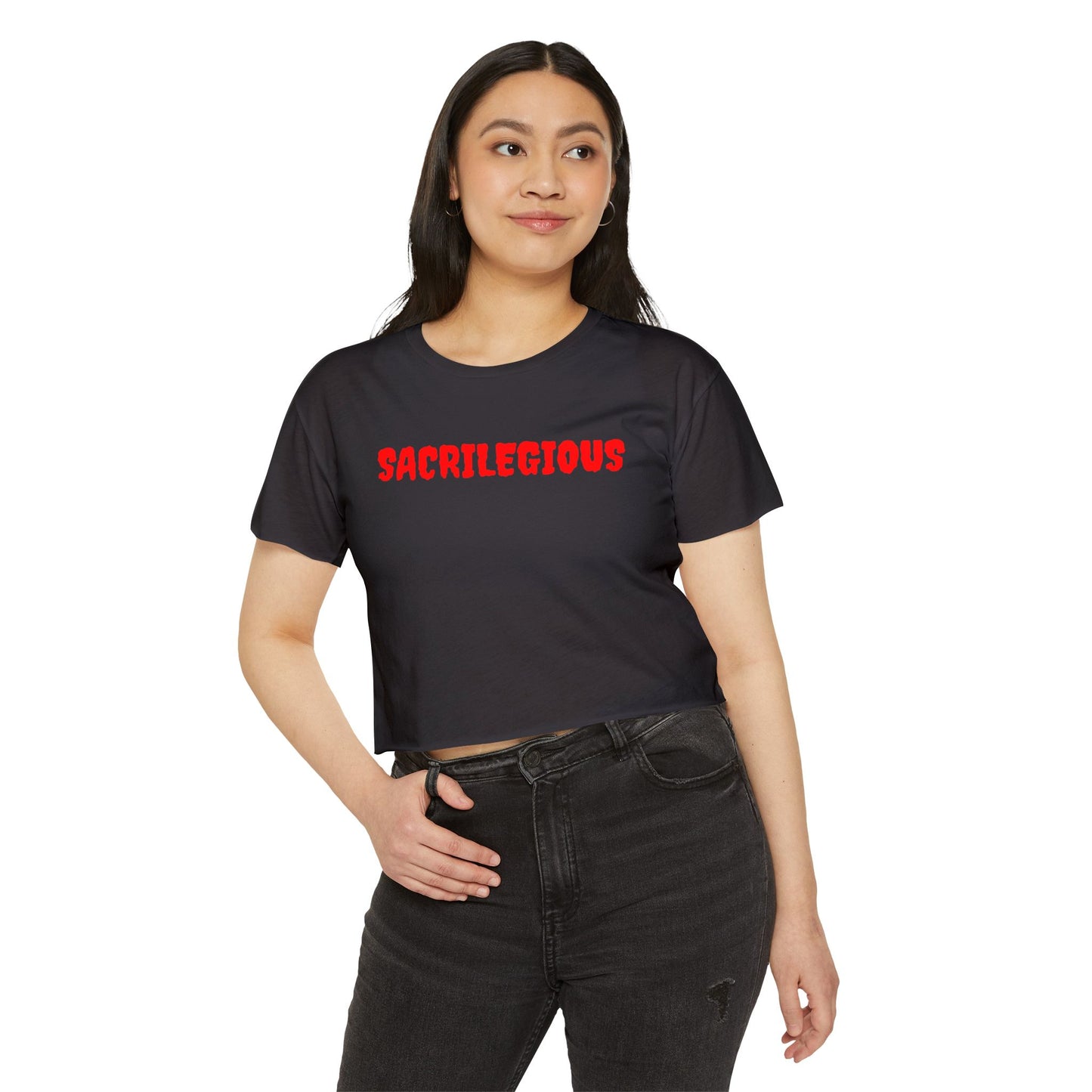 Sacrilegious Crop Top - Satan's Children Mood Collection Exclusive
