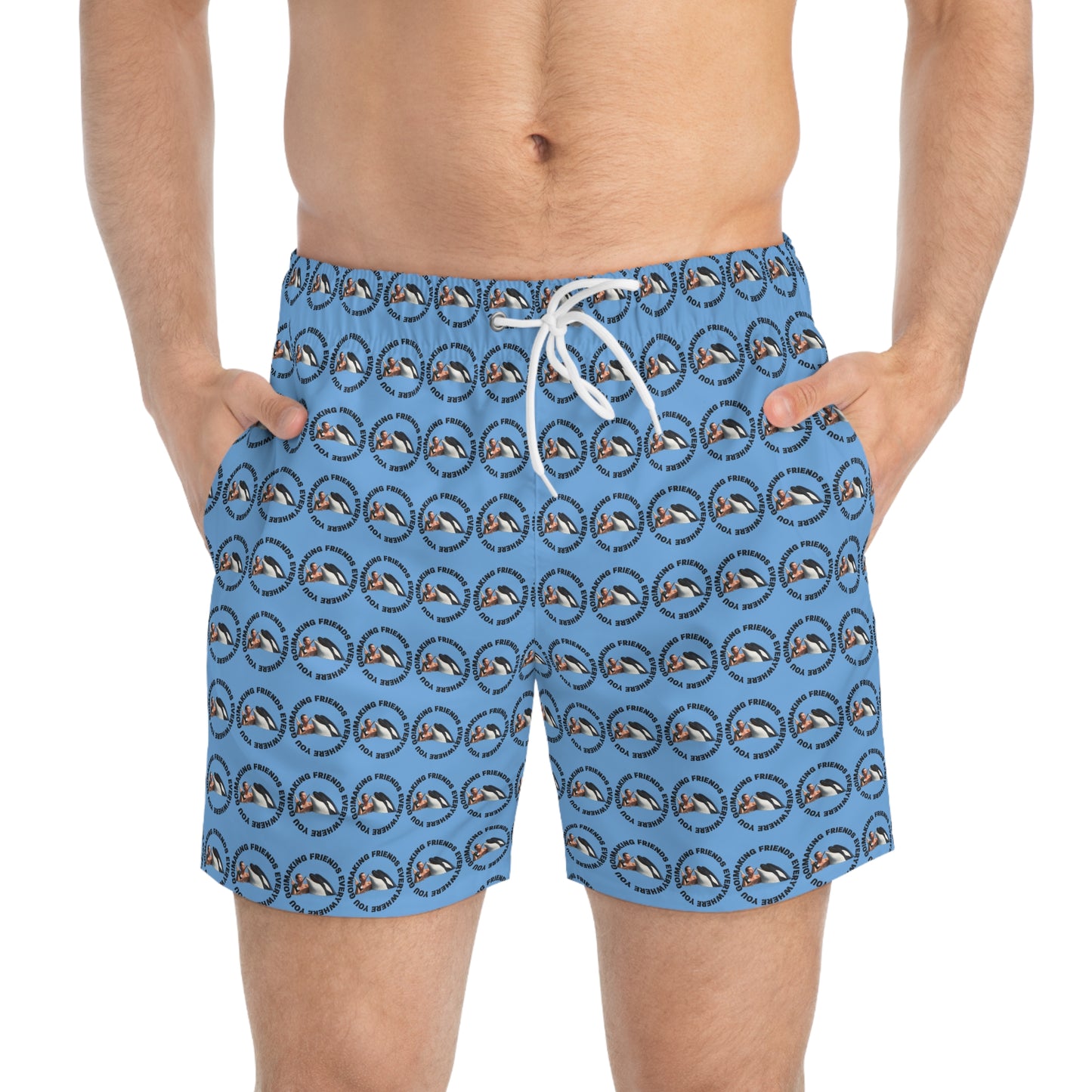 Orca Party Swim Trunks