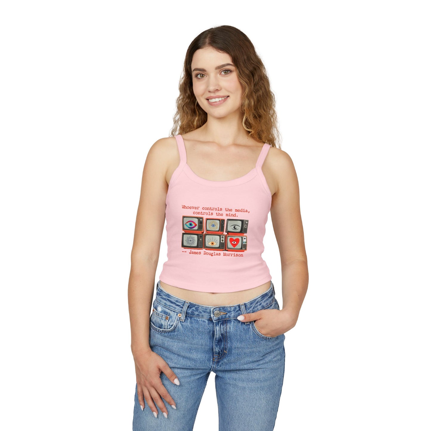 The Medium is the Mind" Spaghetti Strap Tee