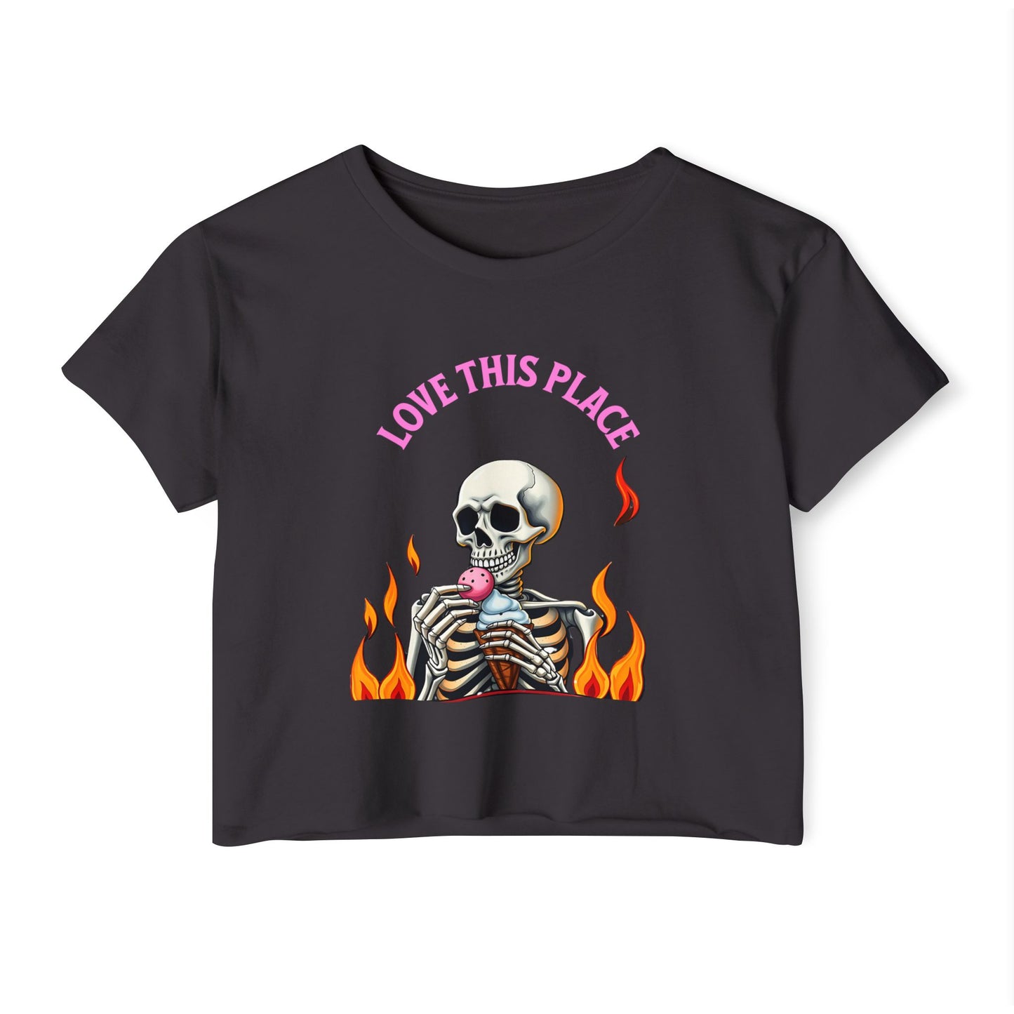 Love This Place Crop Tee