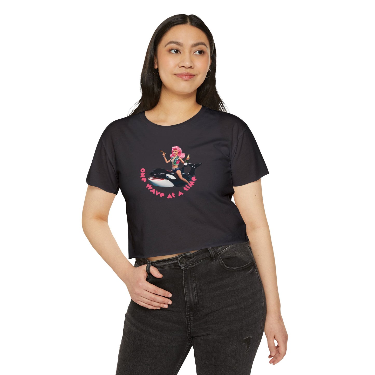 Wave Slayer Crop Tee