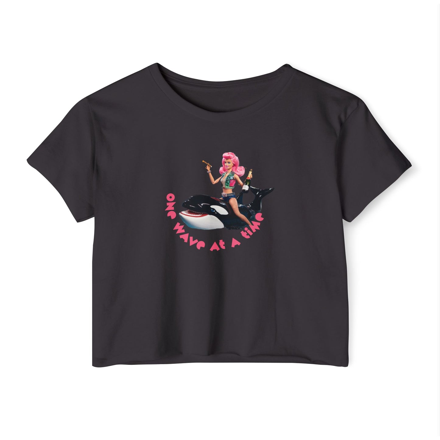 Wave Slayer Crop Tee