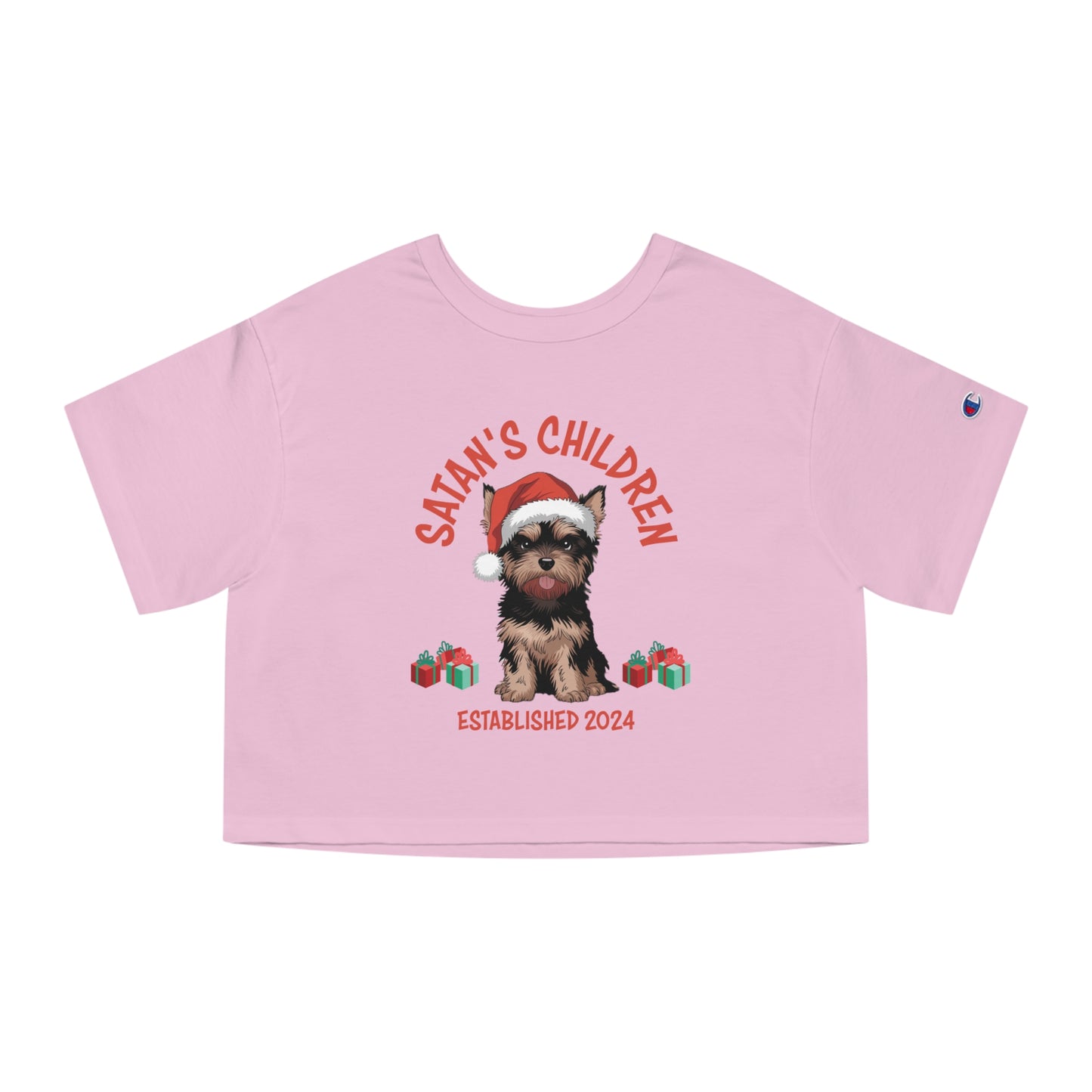 Festive Rebel Yorkie Crop