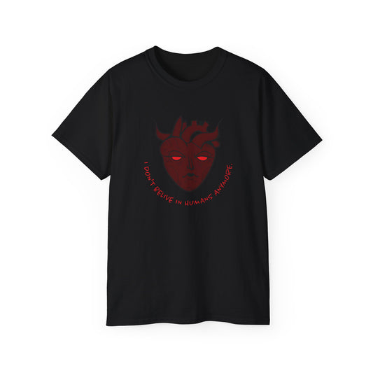 Disillusioned Heart Tee "I Don't Believe in Humans Anymore"