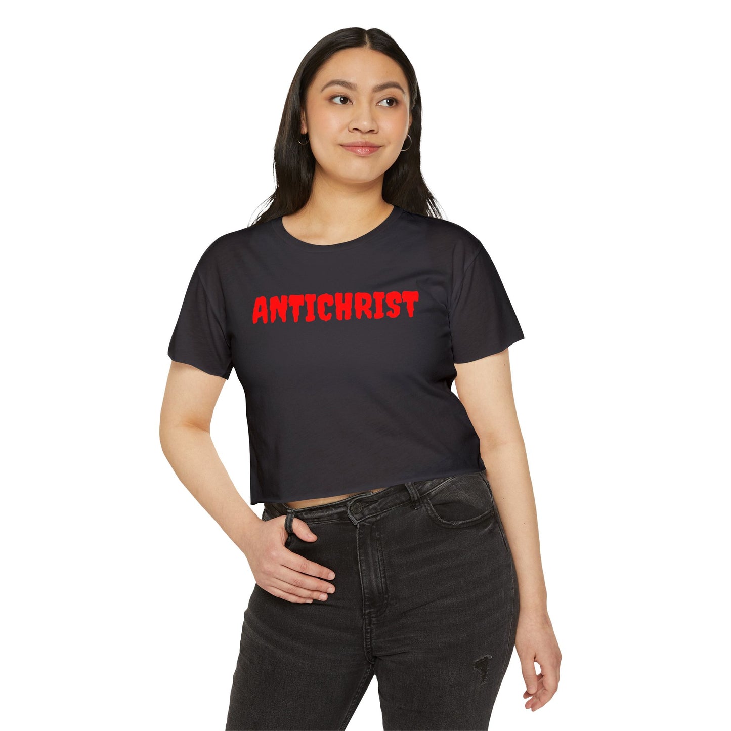 Antichrist Crop Top - Satan's Children Mood Collection Exclusive