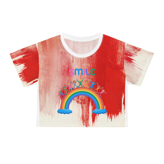 Smile Through the Chaos Crop Top