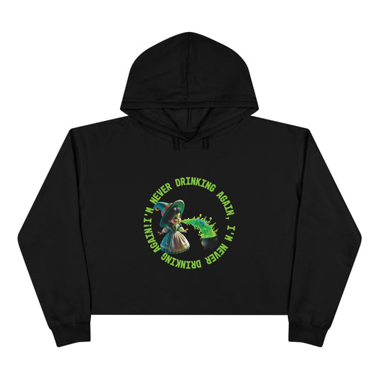 Never Again: Witchy Cropped Hoodie